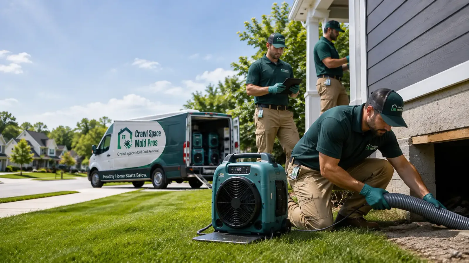 Crawl Space Mold Removal in Longville, MN